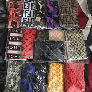 Durags, bonnets and head scarfs